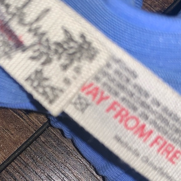 Light Blue Ruched Strap Crop bra workout bathing suit $58 
Small boho spring - Picture 4 of 4